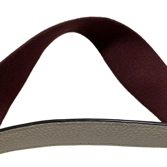 Auth COACH C7964 Pink Beige Cream Jacquard Leather - Handbag - Picture 4 of 9